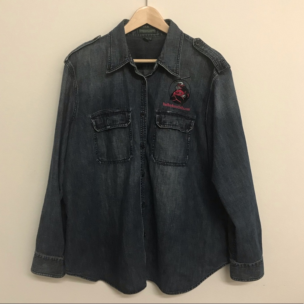 Lauren Jean Co. Ralph Lauren womens denim jacket
